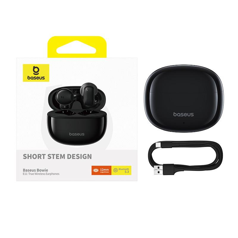 Tai nghe không dây Baseus Bowie E11 True Wireless Earphones kết nối Bluetooth 5.3 - Hàng nhập khẩu