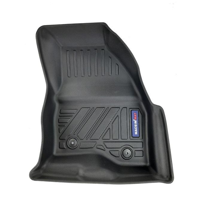 Thảm lót sàn xe ô tô Ford Explorer 2011-2019 Nhãn hiệu Macsim chất liệu nhựa TPV cao cấp màu đen