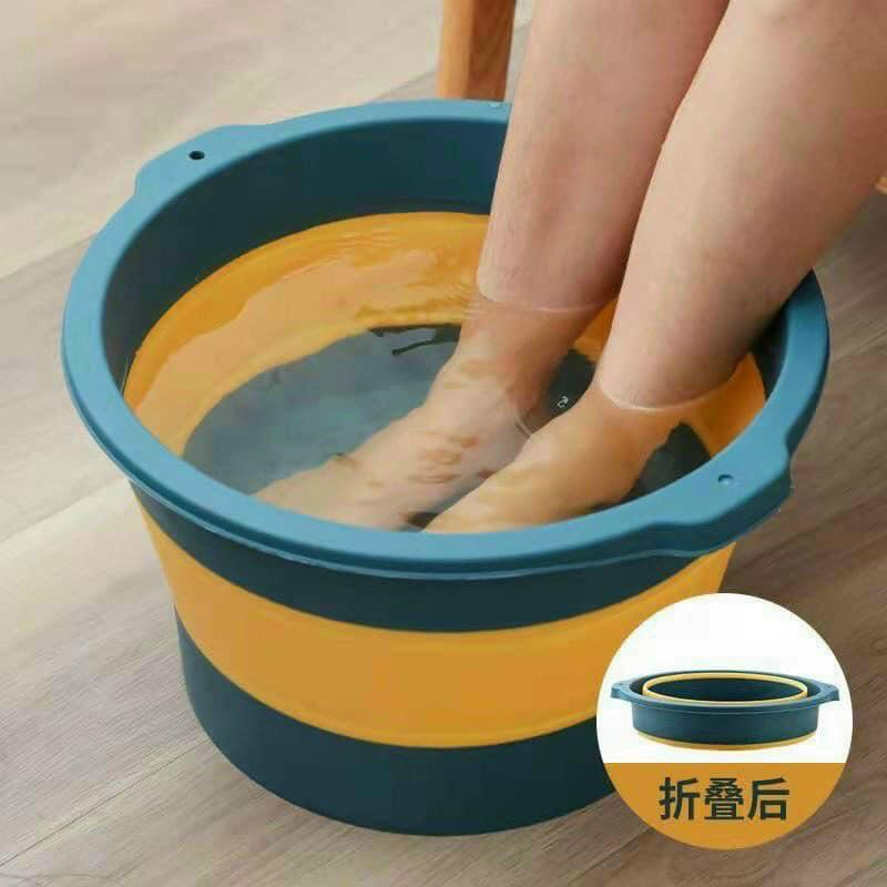 Chậu ngâm chân massage gấp gọn đa năng tiện lợi giúp thư dãn giải tỏa căng thẳng mệt mỏi AZ S021