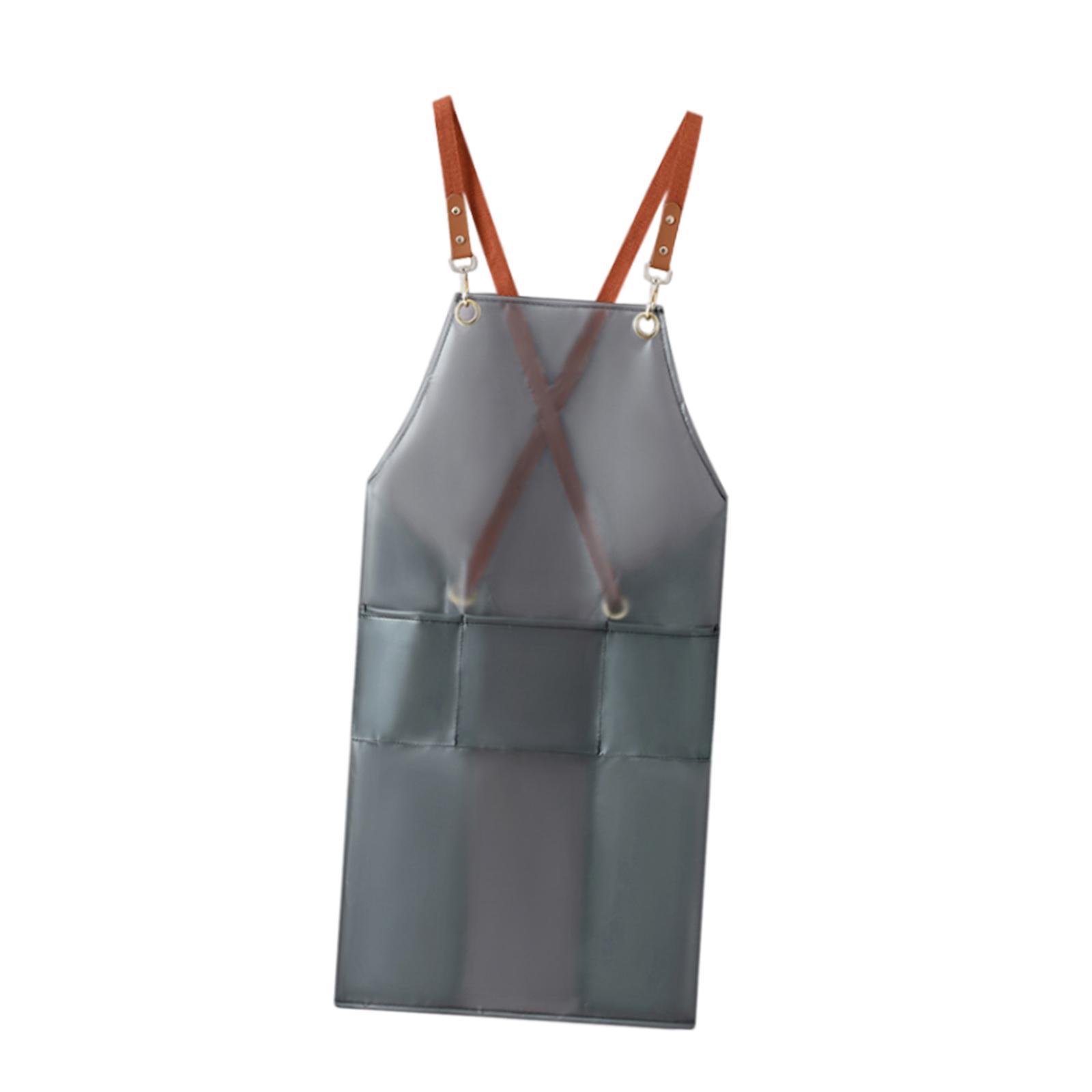 Chef Apron Cooking Apron BBQ Apron Bib Apron Cross Back Durable Baking Apron