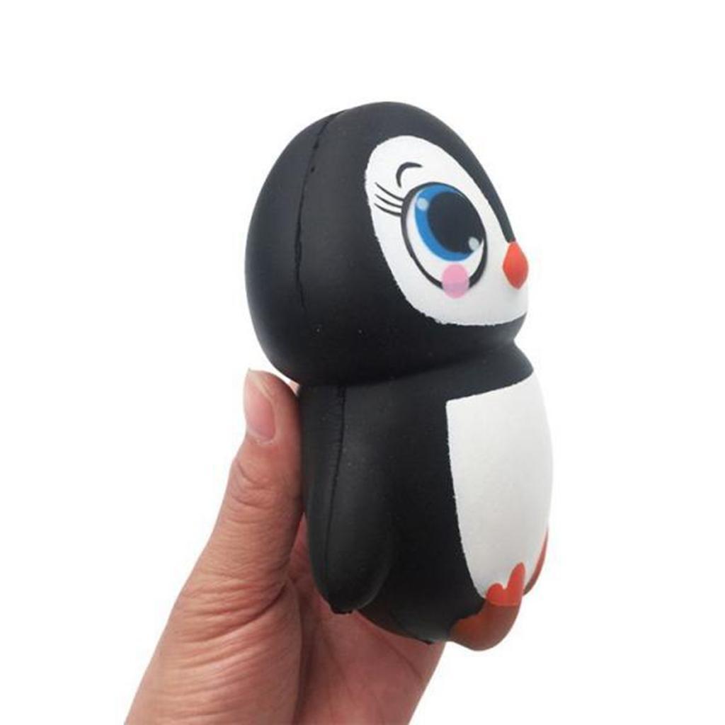 2xSquishy Soft Slow Rising Squishes Toy PU Stress Relief Soft Toy penguin