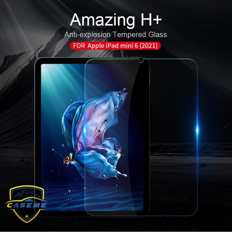 Miếng dán màn hình kính cường lực cho iPad Mini 6 2021 hiệu Nillkin Amazing H+ - Hàng chính hãng