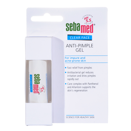 Kem Hỗ Trợ Trị Mụn Và Làm Dịu Da Sebamed Ph5,5 Clear Face Anti-Pimple Gel - SCF04A - 10ml