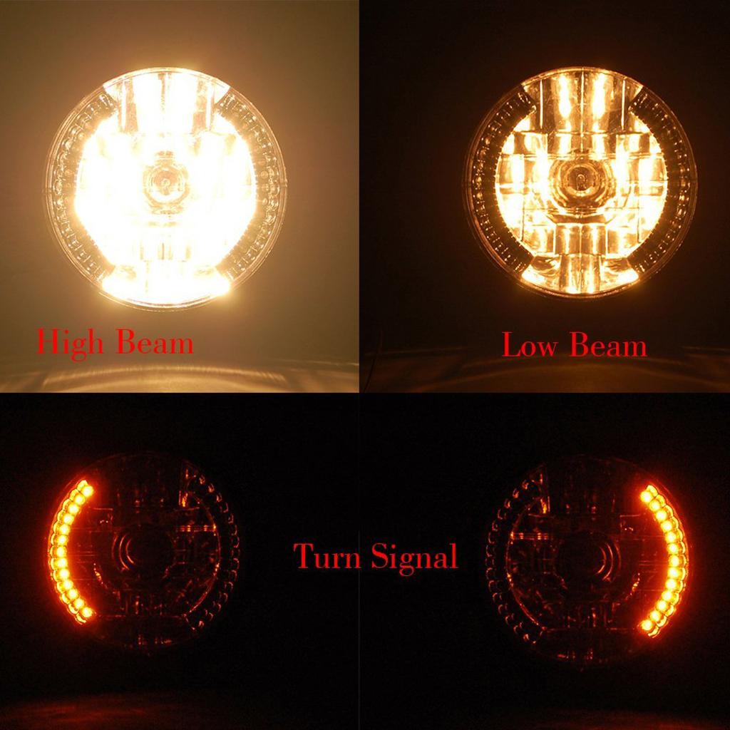 Motorcycle Motorbike 7" Round Headlight   LED for
