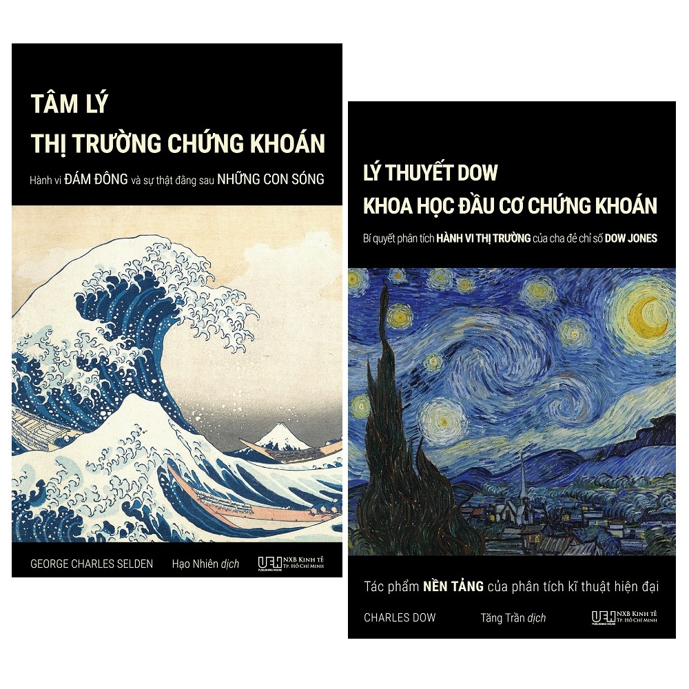 Combo Tâm lý chứng khoán (Tâm lý thị trường chứng khoán + Lý thuyết Dow - Khoa học đầu cơ chứng khoán)