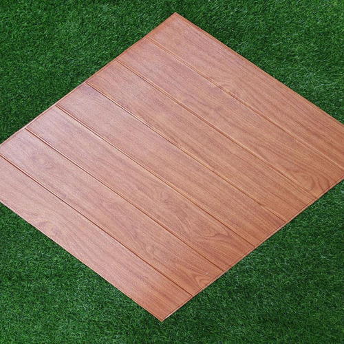 Bộ 10 Tấm Xốp Dán Tường Vân Gỗ Nâu Đỏ Cách Âm, Chống Va Đập, Bền Đẹp, Sang Trọng