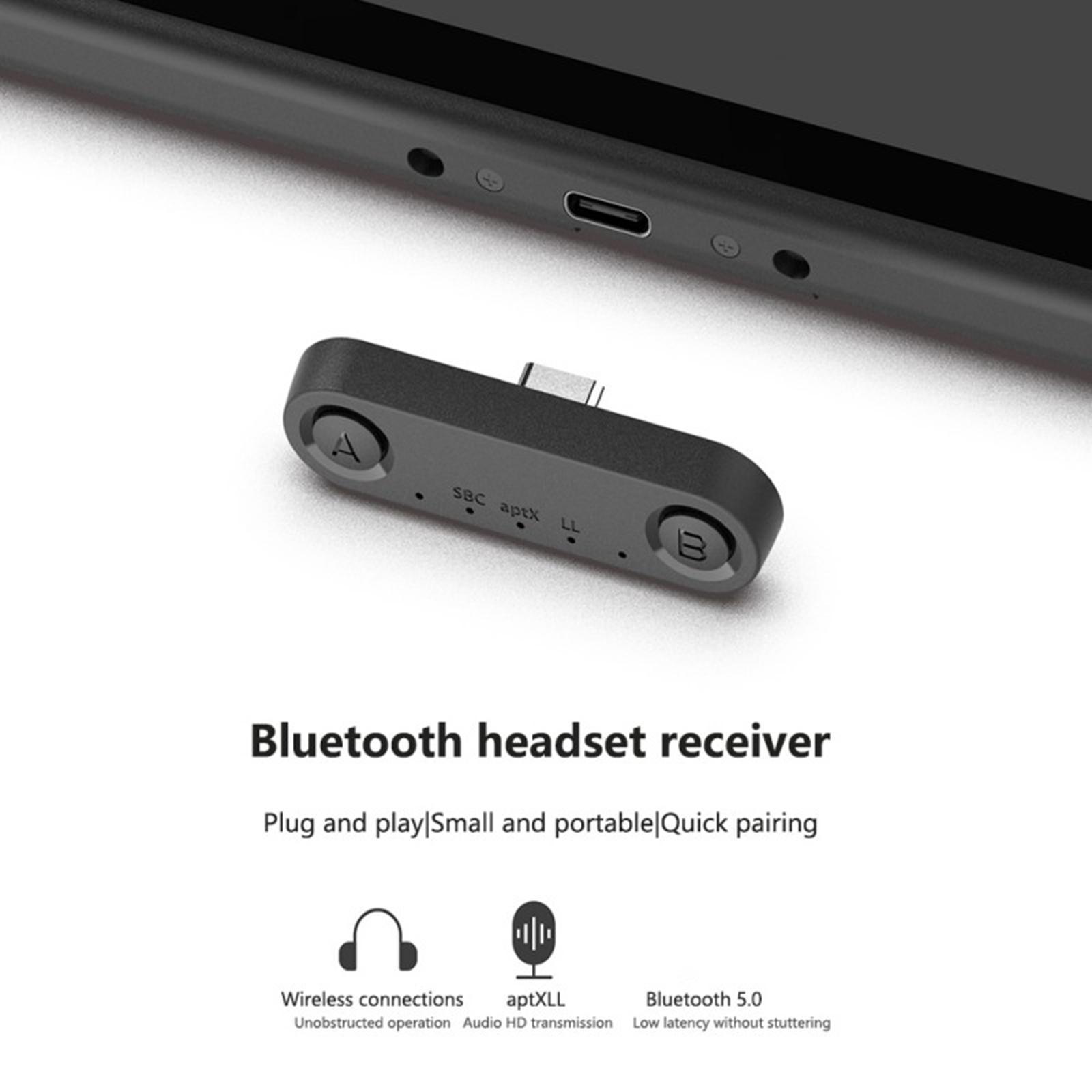 Bluetooth 5.0 Audio Adapter Transmitter Tranceiver For Nintendo Switch/PS4