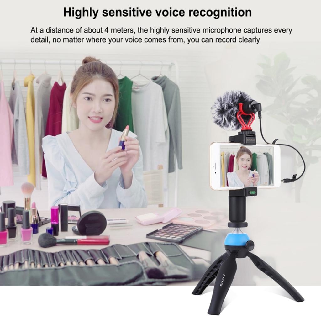 3.5mm Microphone Condensor Video Mic for Mobile Phones with Wind Muff