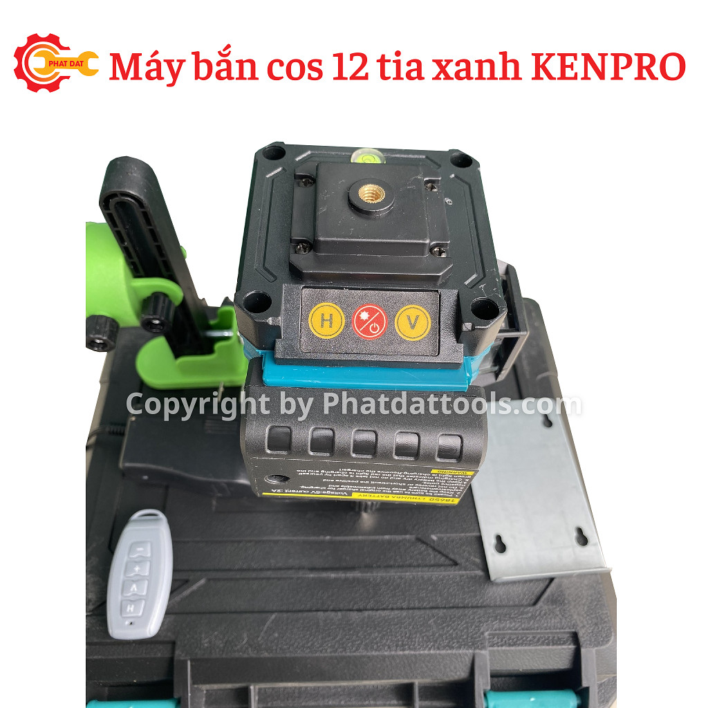 Máy Bắn Cos Laser 12 Tia Xanh KENPRO-Kèm 2 Pin Sạc-Đầy Đủ Phụ Kiện-Bảo Hành Chính Hãng 6 Tháng