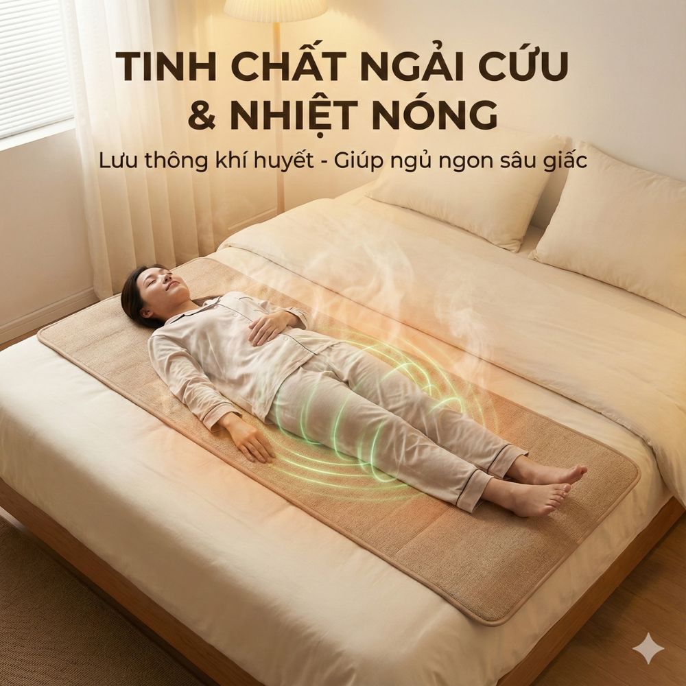 Thảm Điện Ngải Cứu Kachi MK421: Giải Pháp Trị Liệu Đông Y Toàn Diện Ngay Tại Nhà - hàng chính hãng