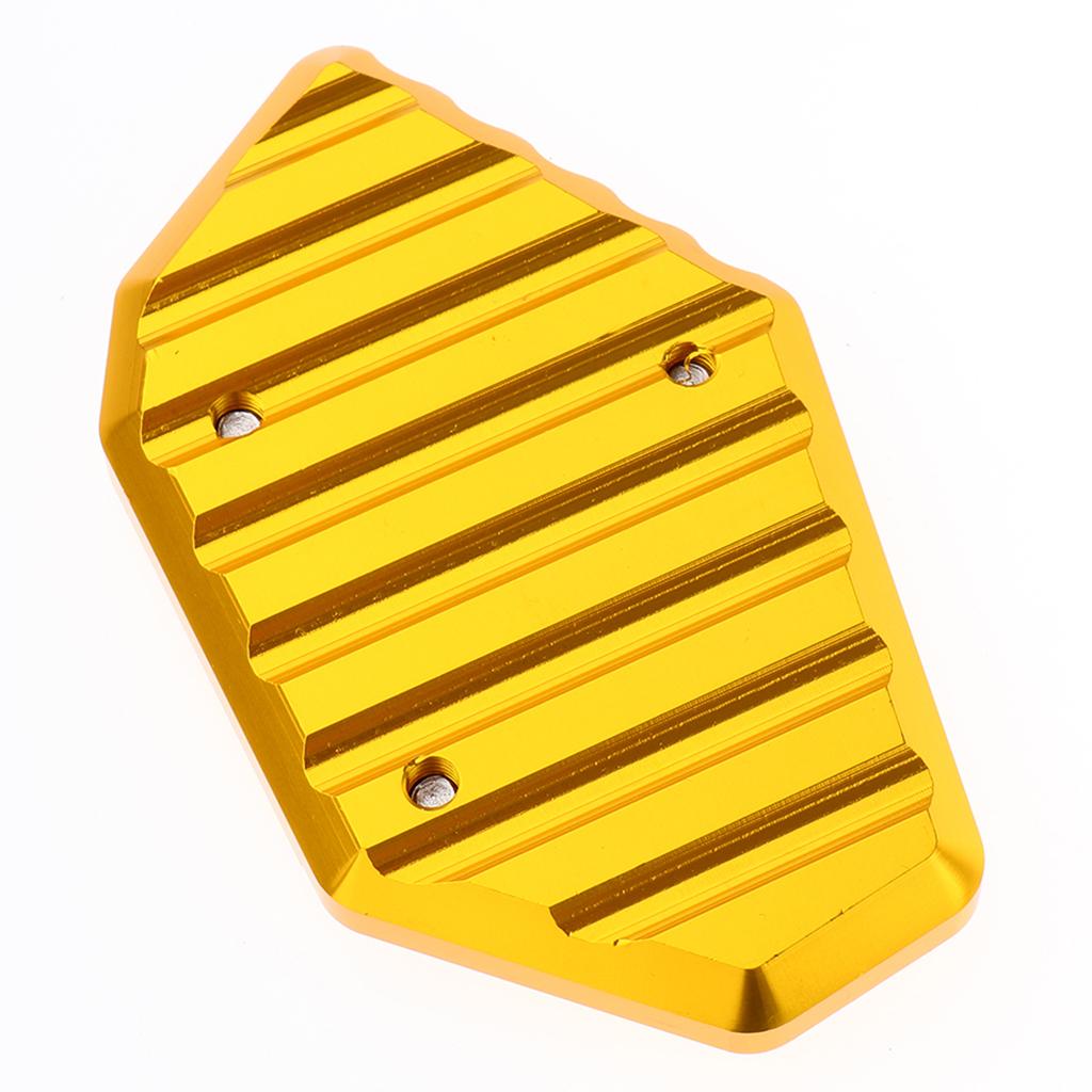 Motorcycle Kickstand Side Stand Extension Plate Pad For YAMAHA R25 R3