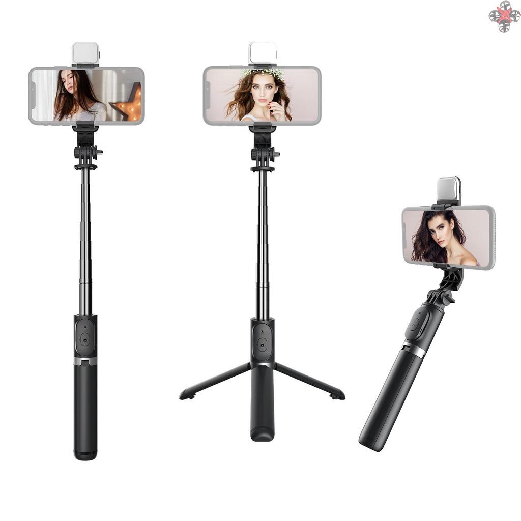 Gậy Chụp Ảnh Selfie Kiêm Giá Đỡ Ba Chân Đa Năng 104.5cm Max