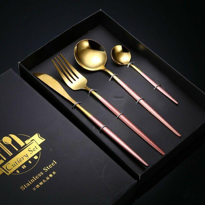 Bộ Muỗng Thìa Nĩa Dĩa Cao cấp bằng Thép không gỉ