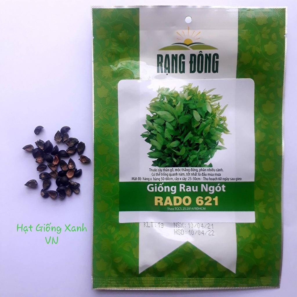 Hạt giống rau ngót Rado, đóng gói 1gr