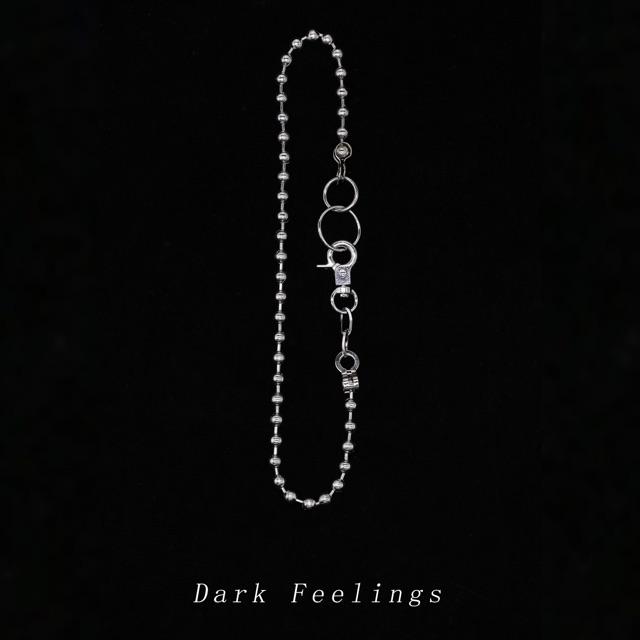 Vòng cổ unisex Vòng cổ dạng chuỗi xích phong cách punk thời thượng dành cho nữ