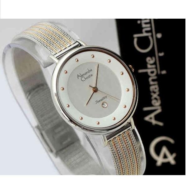 Đồng hồ đeo tay nữ hiệu Alexandre Chrities 2485LDBTRSL