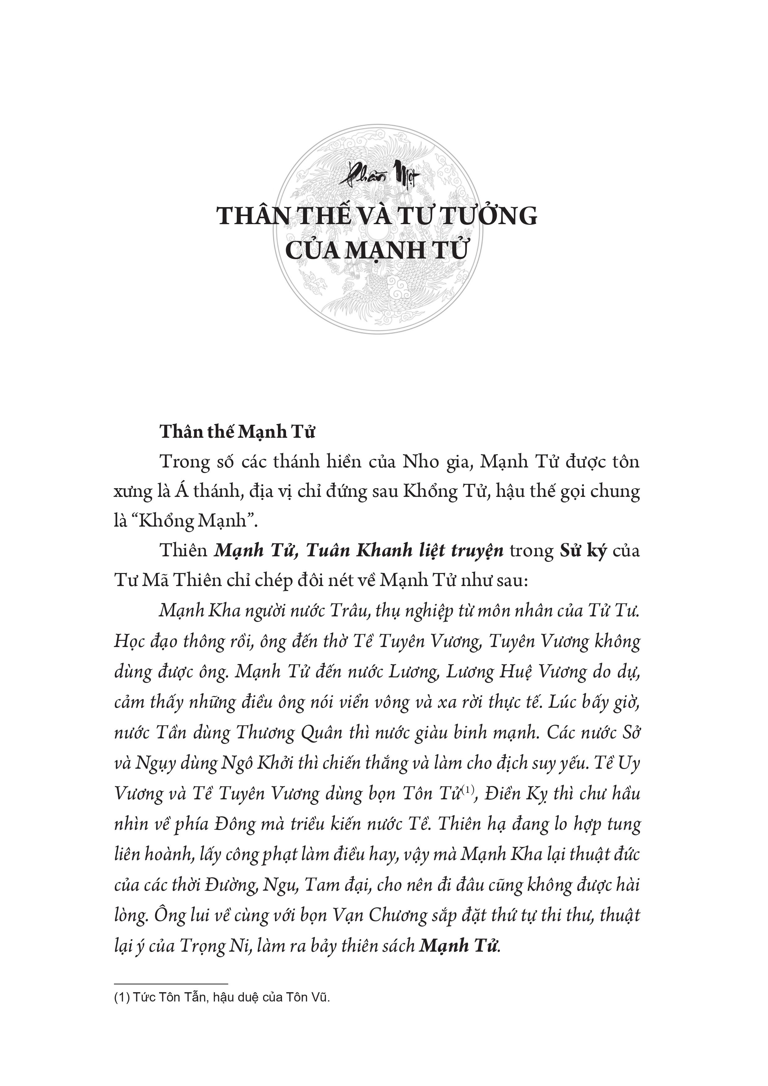 MẠNH TỬ (Bìa cứng)