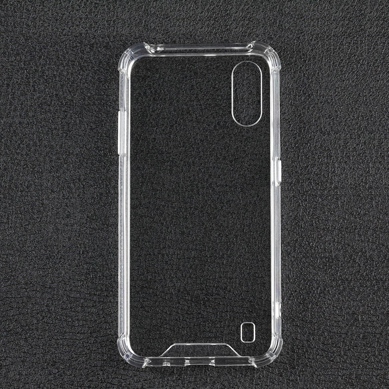 Ốp lưng cho Samsung Galaxy A01 chất liệu silicon dẻo trong chống sốc cao cấp