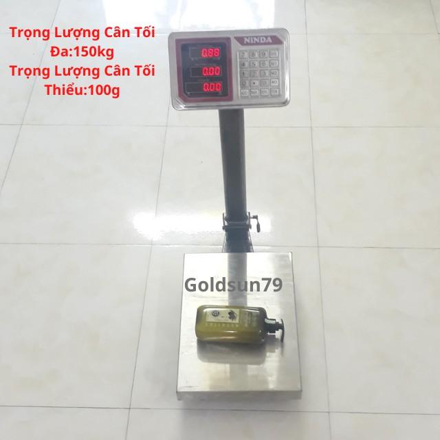 Cân bàn 150Kg điện tử tính tiền dùng cho cân hàng hóa được làm bằng thép không gỉ