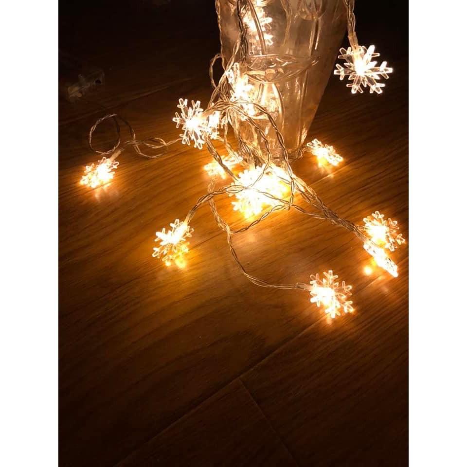 Dây đèn led Bông Tuyết 3m 20 bóng Trang Trí Nhà Cửa