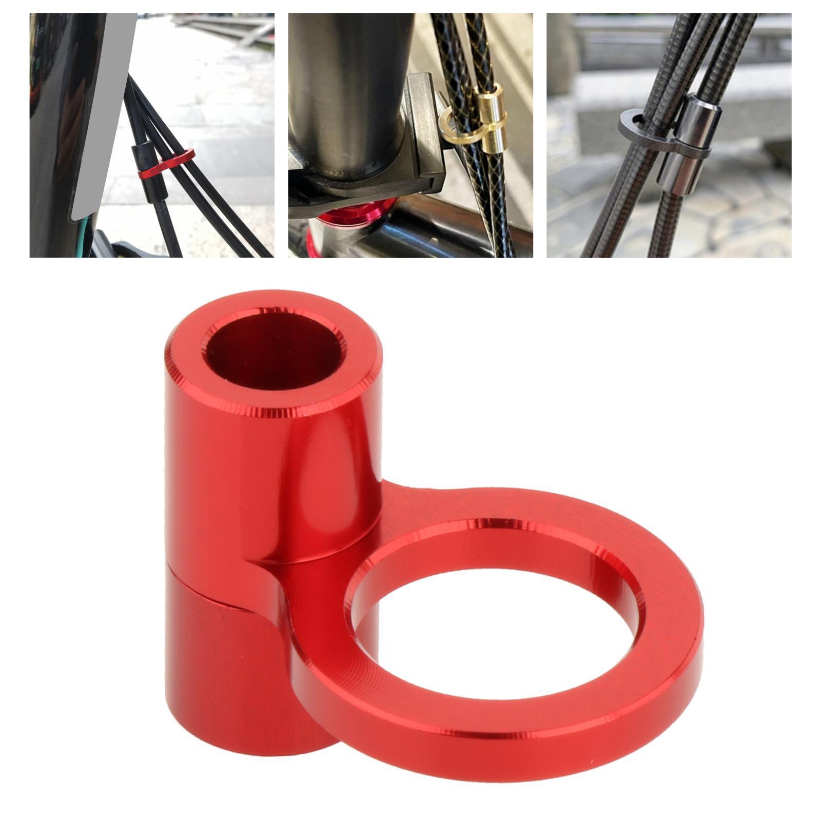 2x  Oil Tube   Clamp Housing Hose  Tube Wire Cables for Folding Bike Cycling Accessories Gear