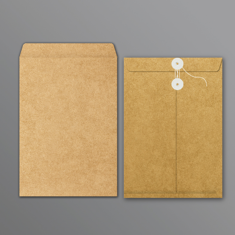 BAO THƯ GIẤY KRAFT A4 - 25X35CM - LOẠI TỐT - 100 CÁI/ XẤP - NẮP KHÔNG KEO