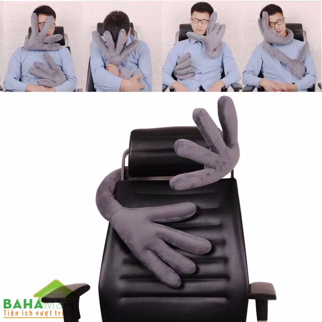 GỐI DI ĐỘNG UỐN CONG HỖ TRỢ GIẤC NGỦ MỌI TƯ THẾ BAHAMAR phù hợp đi tàu xe máy bay hoặc ngồi văn phòng ngủ trưa. rất tiện sử dụng và mang theo mọi n