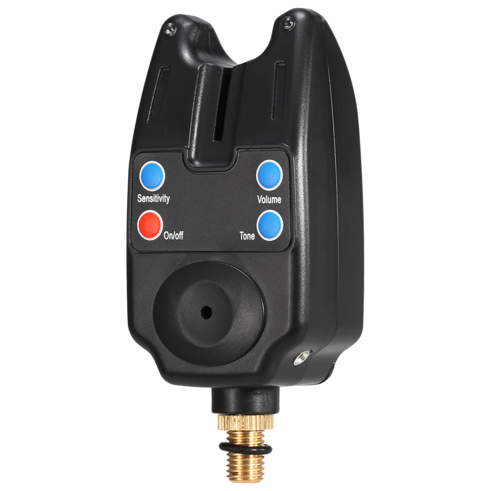 Bộ báo động mồi câu gồm 4 * báo động cắn + 4 * đầu tựa cần câu + 4 * xích đu + 4 * gậy buzz + 1 * túi đựng