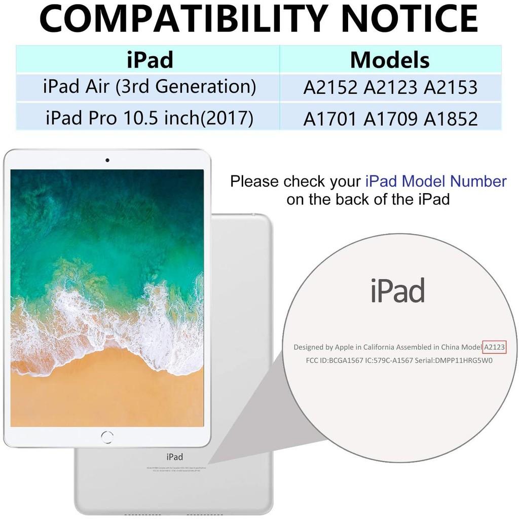 Bao da ipad pro air 3 10.5 mini 5 mini 4 air 2 air 1 9.7 gen 5 gen 6 gen 7 gen 8 10.2Chức năng đánh thức và ngủ tự động với khay đựng bút2020/2019