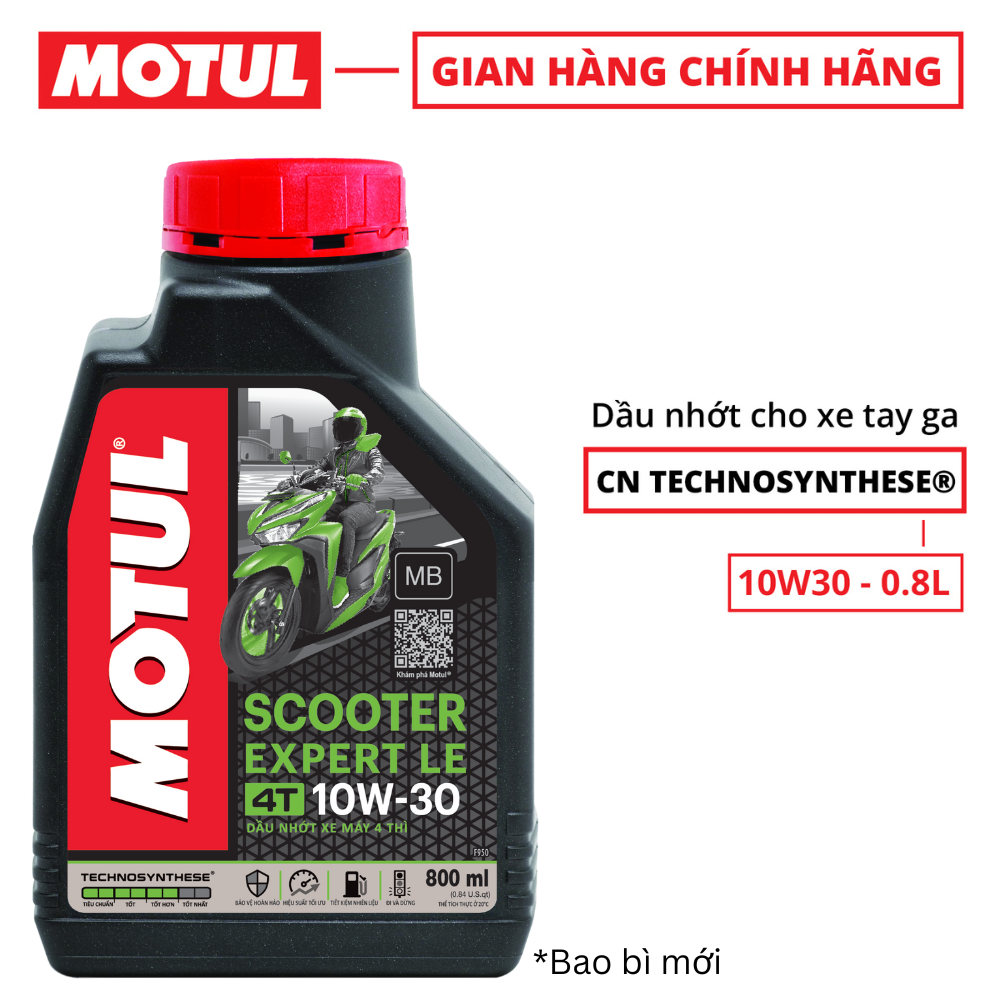 Dầu nhớt xe tay ga MOTUL SCOOTER EXPERT LE 4T 10W30