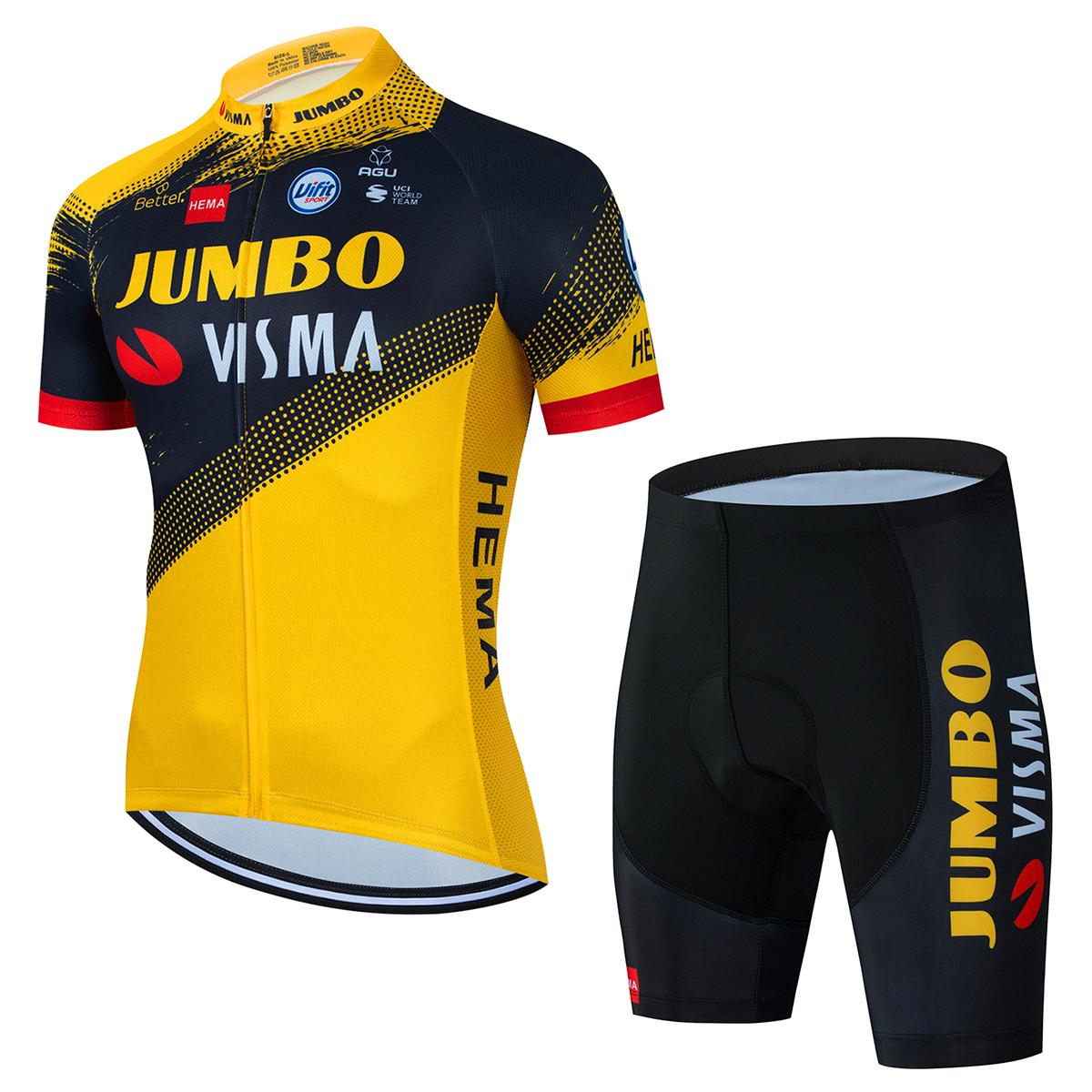 Jumbo VISMA Đi Xe Đạp Bộ Mùa Đông Ấm Nỉ Áo Phù Hợp Với Xe Đạp Đua Jersey 2022 Xe Đạp Áo Nam Mùa Đông Đi Xe Đạp Quần Áo Color: No.7 Size: XS