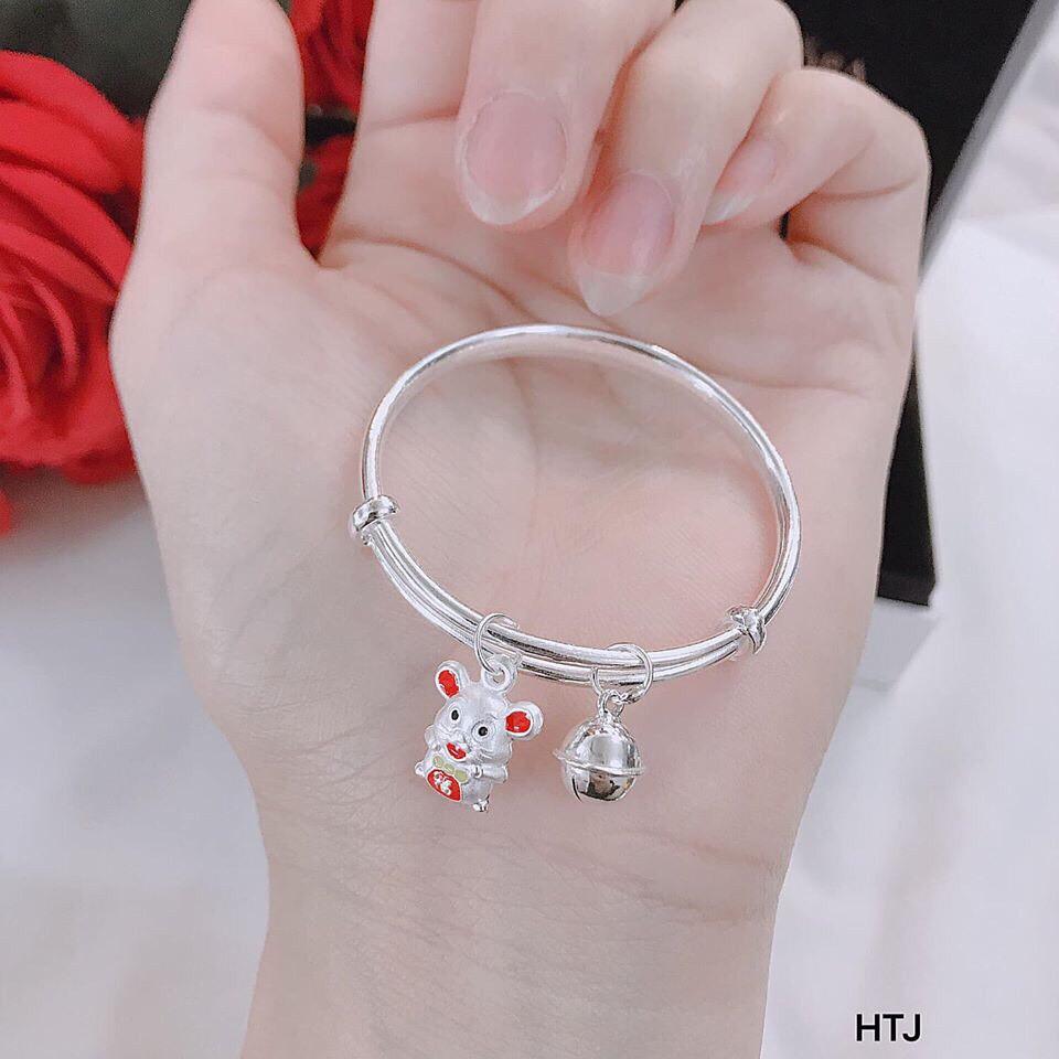 LẮC TAY TRẺ EM TREO CHUỘT ĐỎ