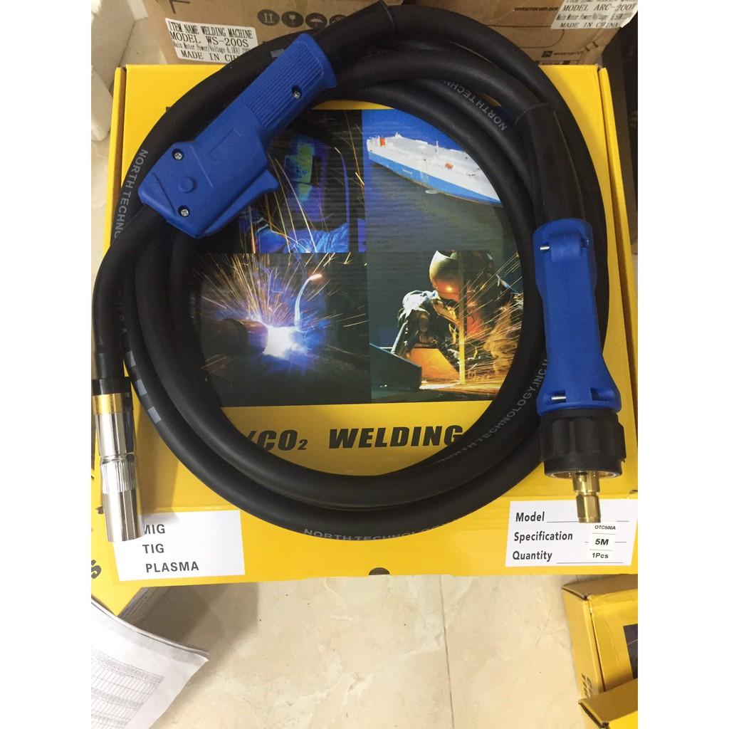 Mỏ hàn mig OTC 500 dài 5m - Súng hàn mig OTC 500