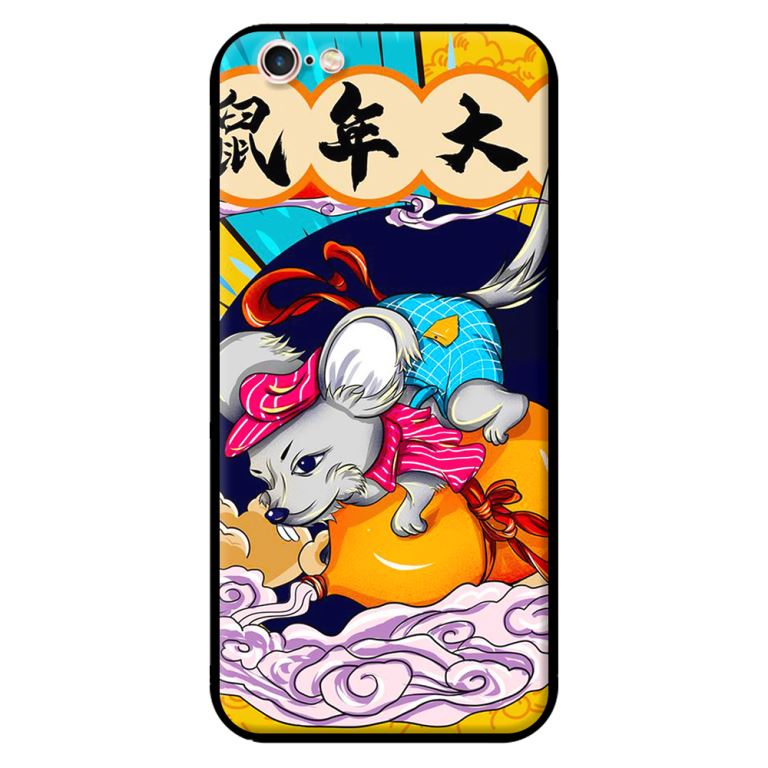 Ốp lưng in cho Iphone 6 Plus/6s Plus Mẫu Tết 2020