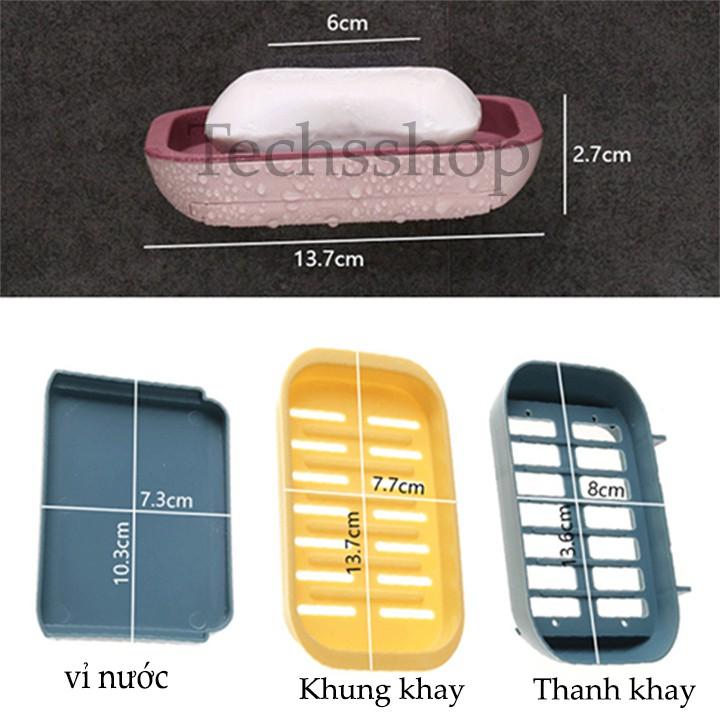 Kệ Để Xà Phòng Dán Tường Có Ngăn Chứa Nước