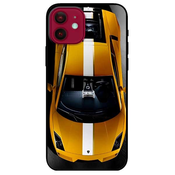 Ốp lưng dành cho Iphone 12 - 12 Pro mẫu Xe Sọc Trắng