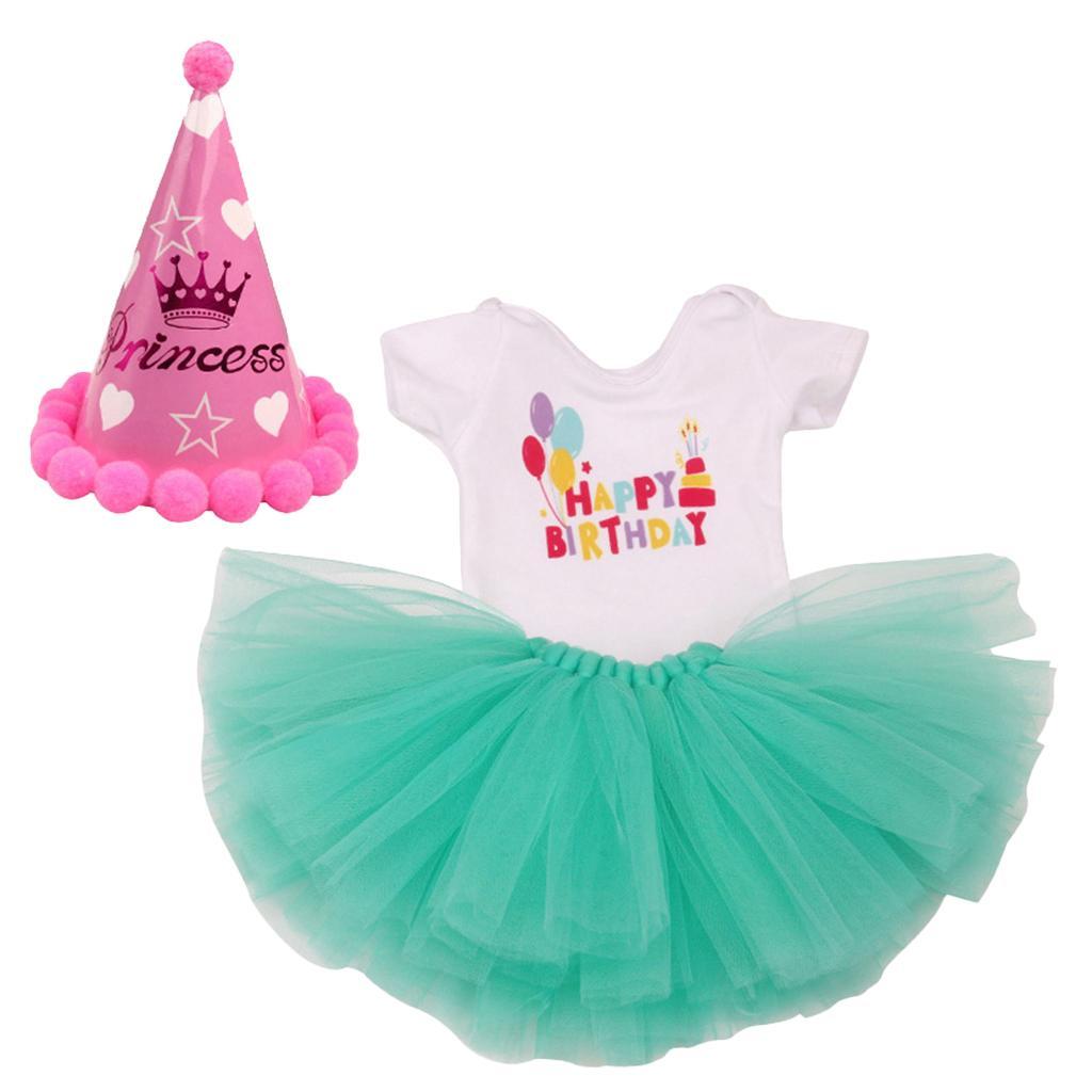 Fashion Birthday Dress & Hat for 18inch Doll Pink