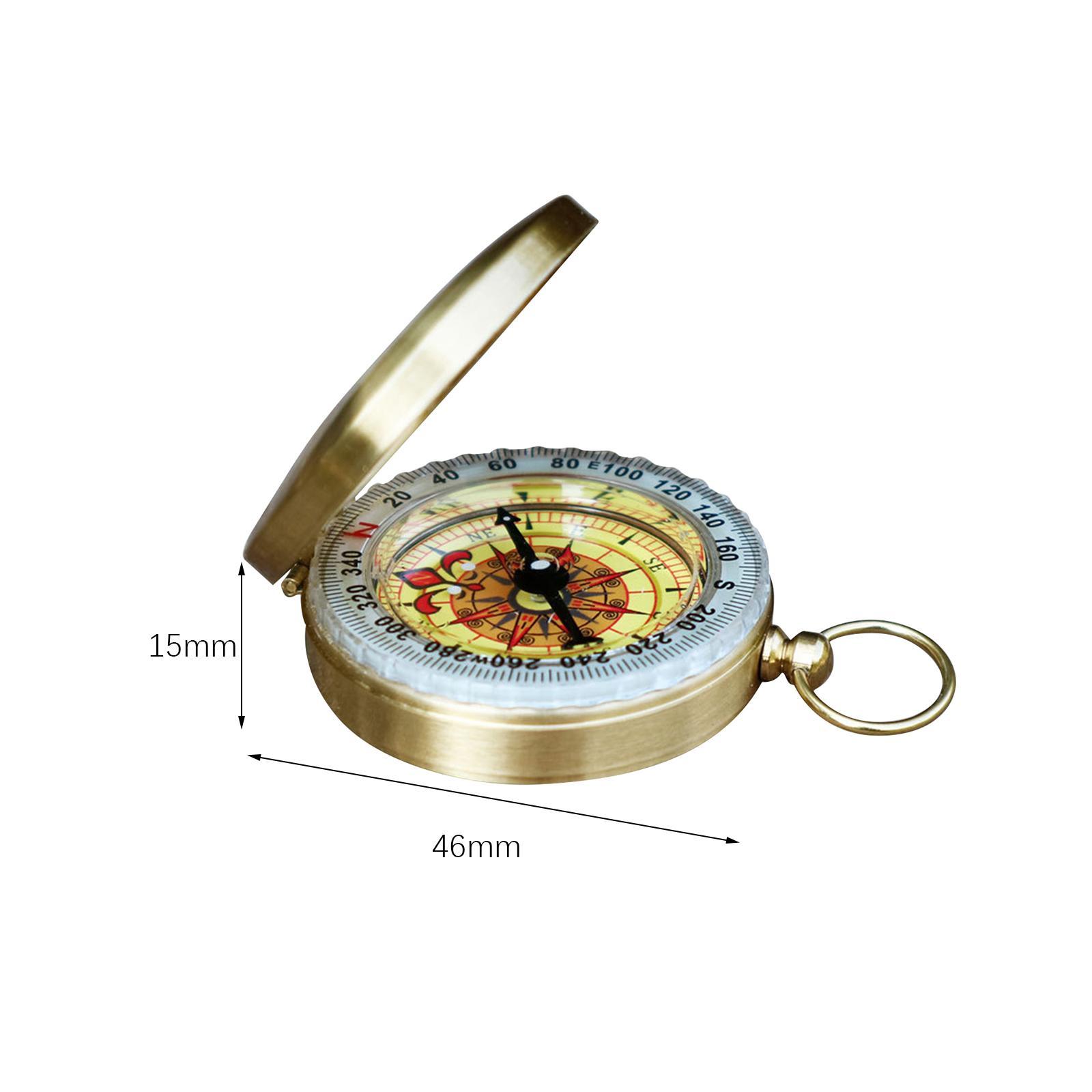 Camping Survival Compass Pocket Compass for Orienteering Backpacking Camping