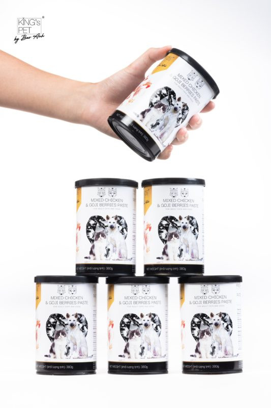 King's Pet Gà & Kỉ Tử - Pate Lon 380Gr