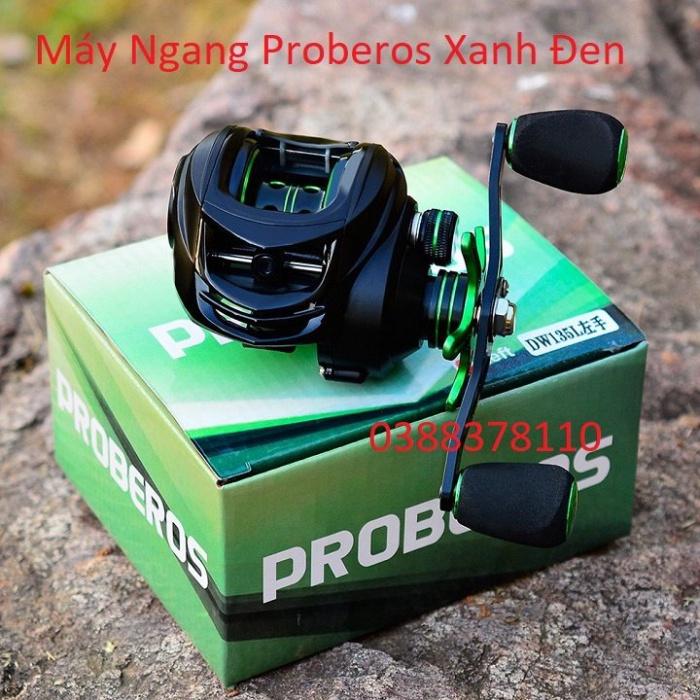 Sale to Máy Ngang, Máy Câu Ngang Câu Lure Proberos Xanh Đen  - xả hàng tồn