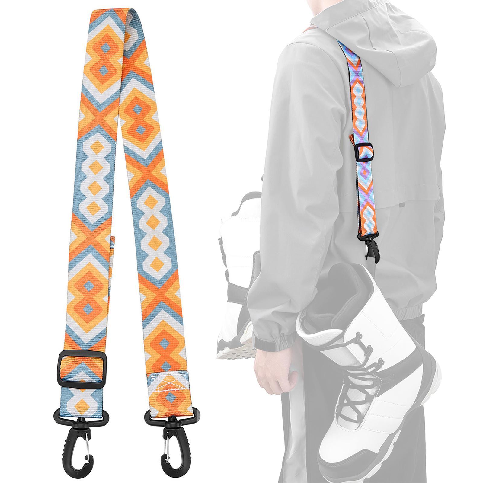 Snowboard Ski Boot Carrier Strap Shoulder Belt Portable Skates Carry Leash