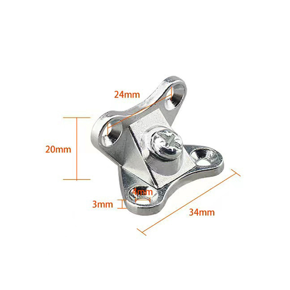 Bát Giá Đỡ Ke Góc Vuông KUNBE (Chốt Bướm) Sử Dụng Ke Đỡ Kệ Tủ Nội Thất Giúp Tháo Lắp Dễ Dàng
