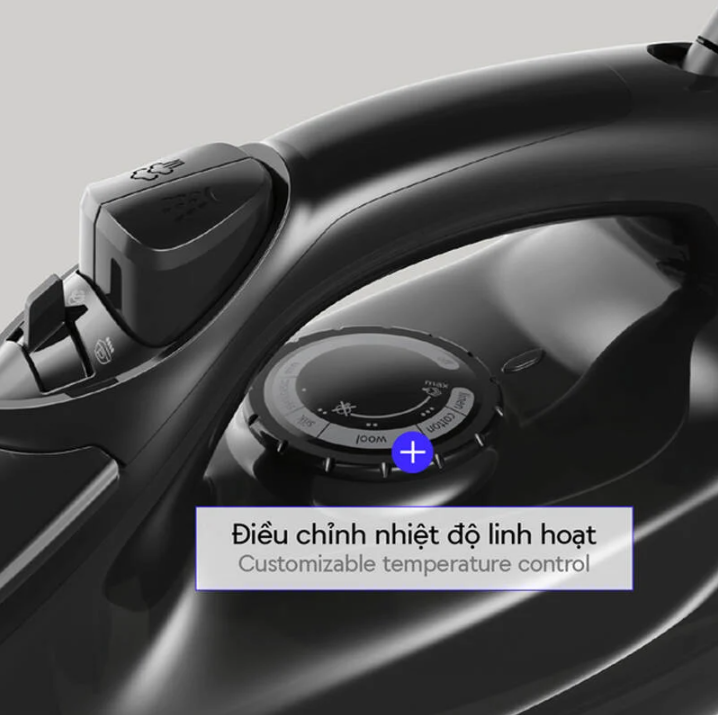 Bàn ủi hơi nước Lock&amp;Lock ENI334BLK 1800W - Hàng chính hãng