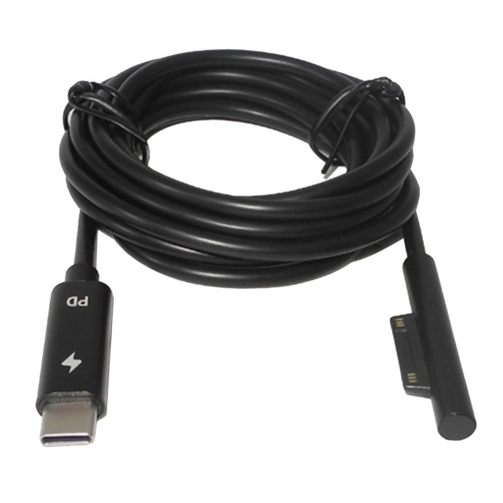 Type-C Interface Charger Wire Connector Cord For Microsoft Surface Pro