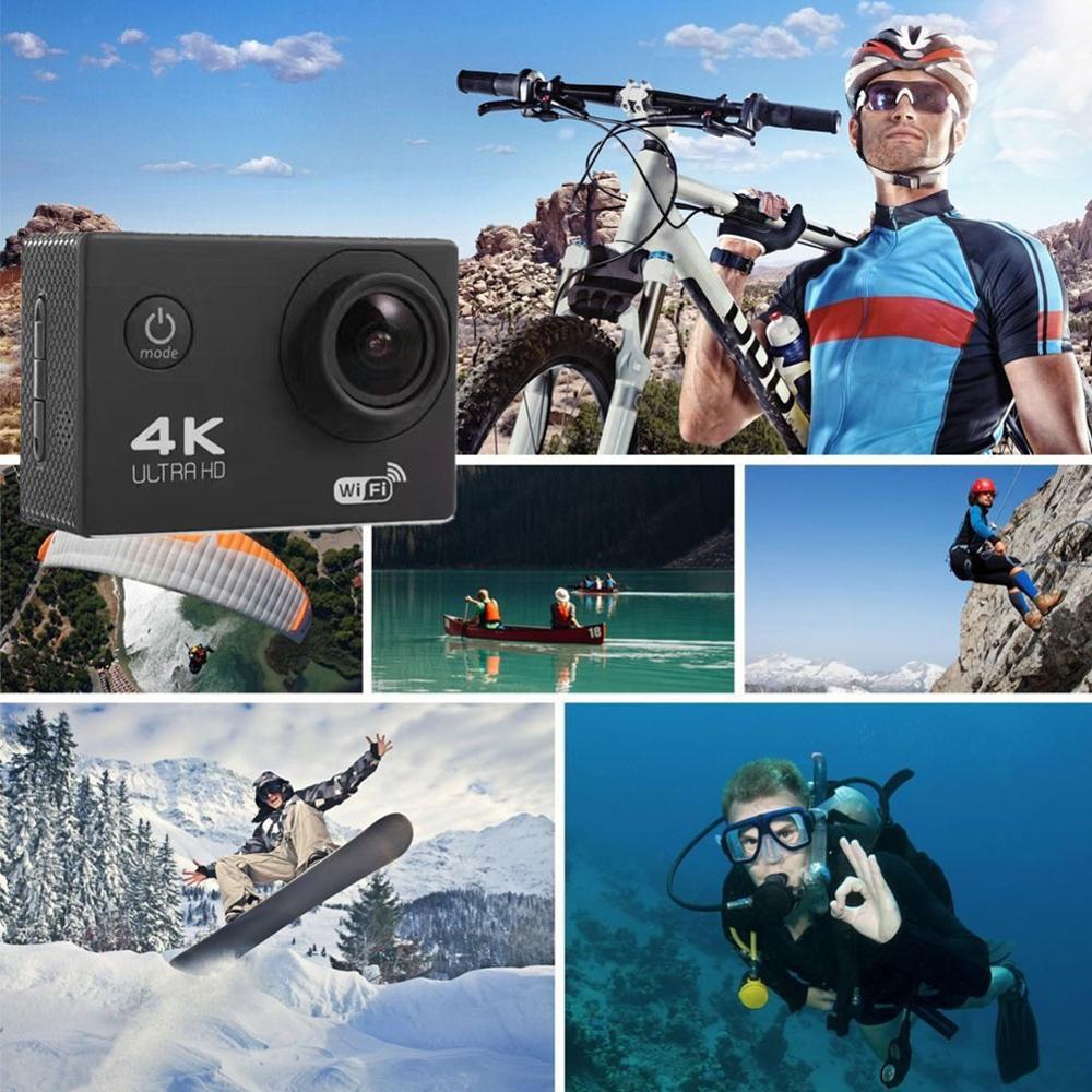 H16-6S Action Camera 2.0" Waterproof DVR Sport Camera Wifi Remote Control Action Dash Cam 720P HD Loop Recording Video Camcorder