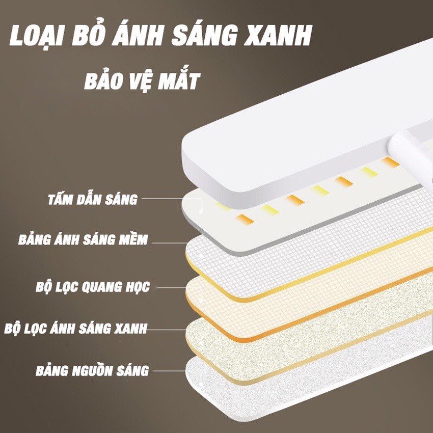 [ TẶNG CỦ SẠC ] Đèn học chống cận thị cho bé BOBOCI - Đèn để bàn sạc tích điện 3 màu sáng – cảm ứng đổi màu - BH 1 ĐỔI 1