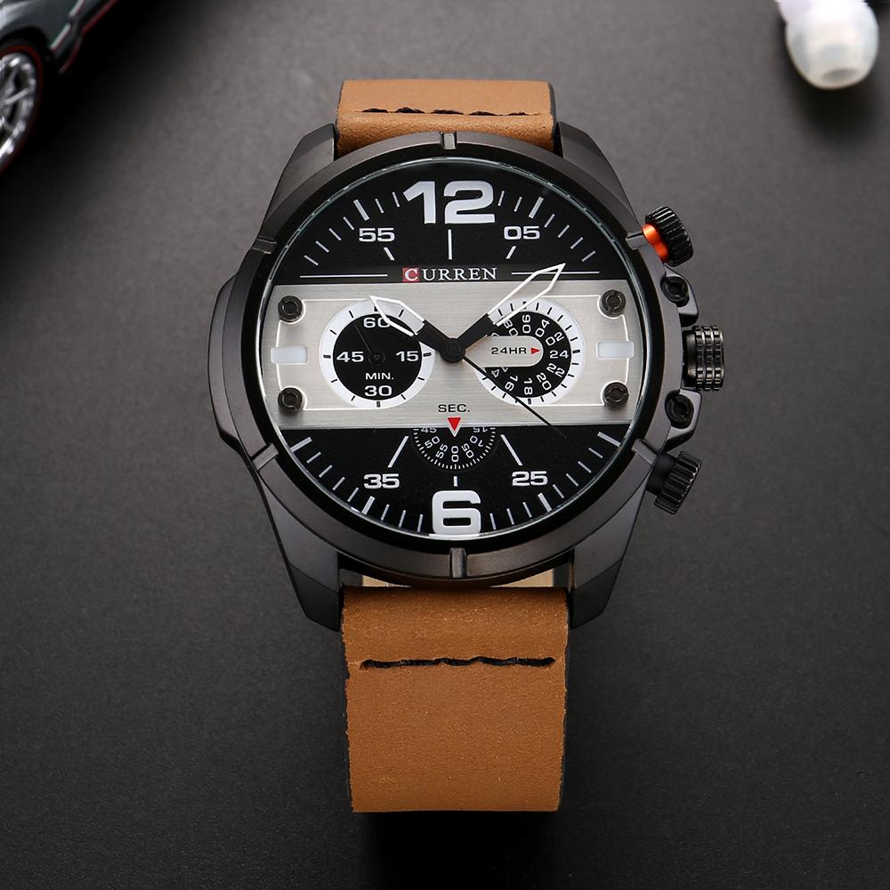 Đồng hồ Quartz Man CURREN 8259 Thời trang độc đáo Thể thao
