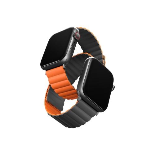 Dây đeo UNIQ Revix Reversible Magnetic Silicone Strap dành cho Apple Watch 1~8/ SE Hàng Chính Hãng