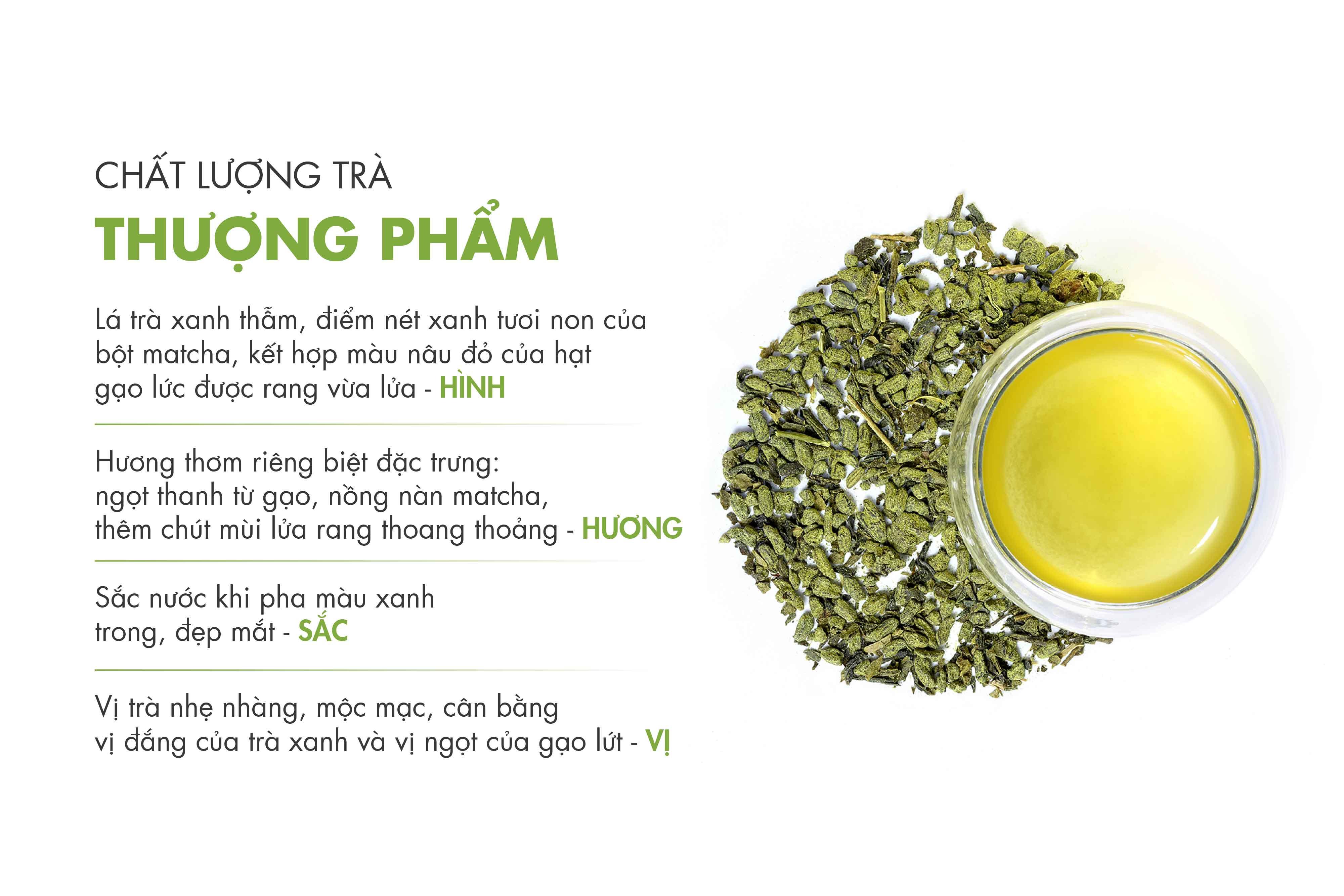 Trà Xanh Gạo G241 Dotea 100g - Ngọt Thanh Hương Gạo Vị Matcha Nồng Nàn