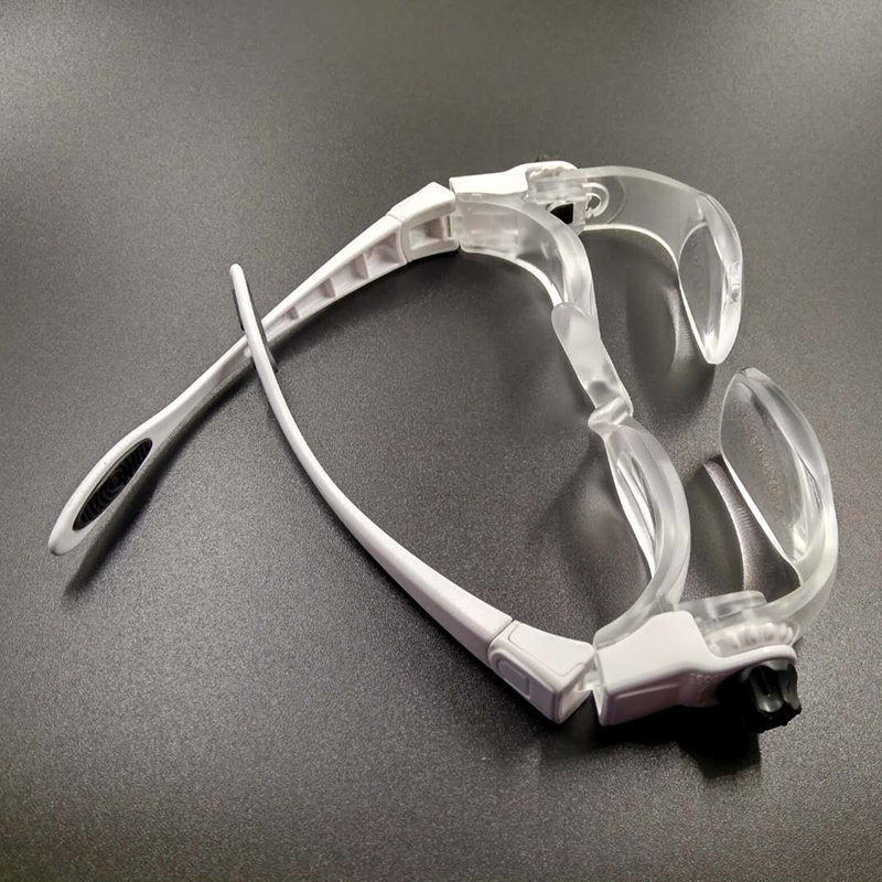 Kính lúp 2 thấu kính 2x-4x  đeo mắt  M4 ( Tặng kèm quạt mini cắm cổng USB ngẫu nhiên )